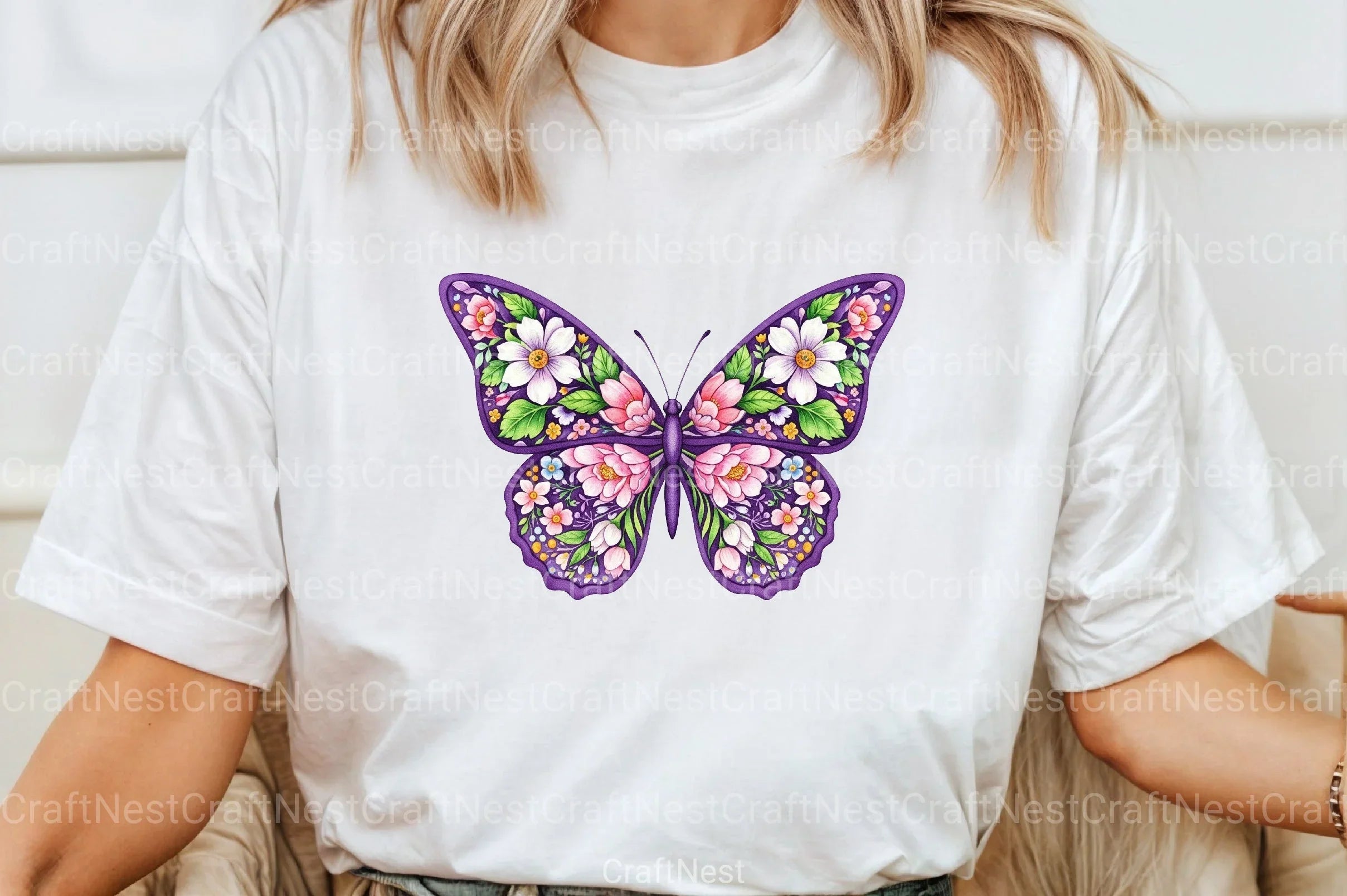 Purple Butterfly Clipart Bundle 77 - CraftNest - Digital Crafting and Art