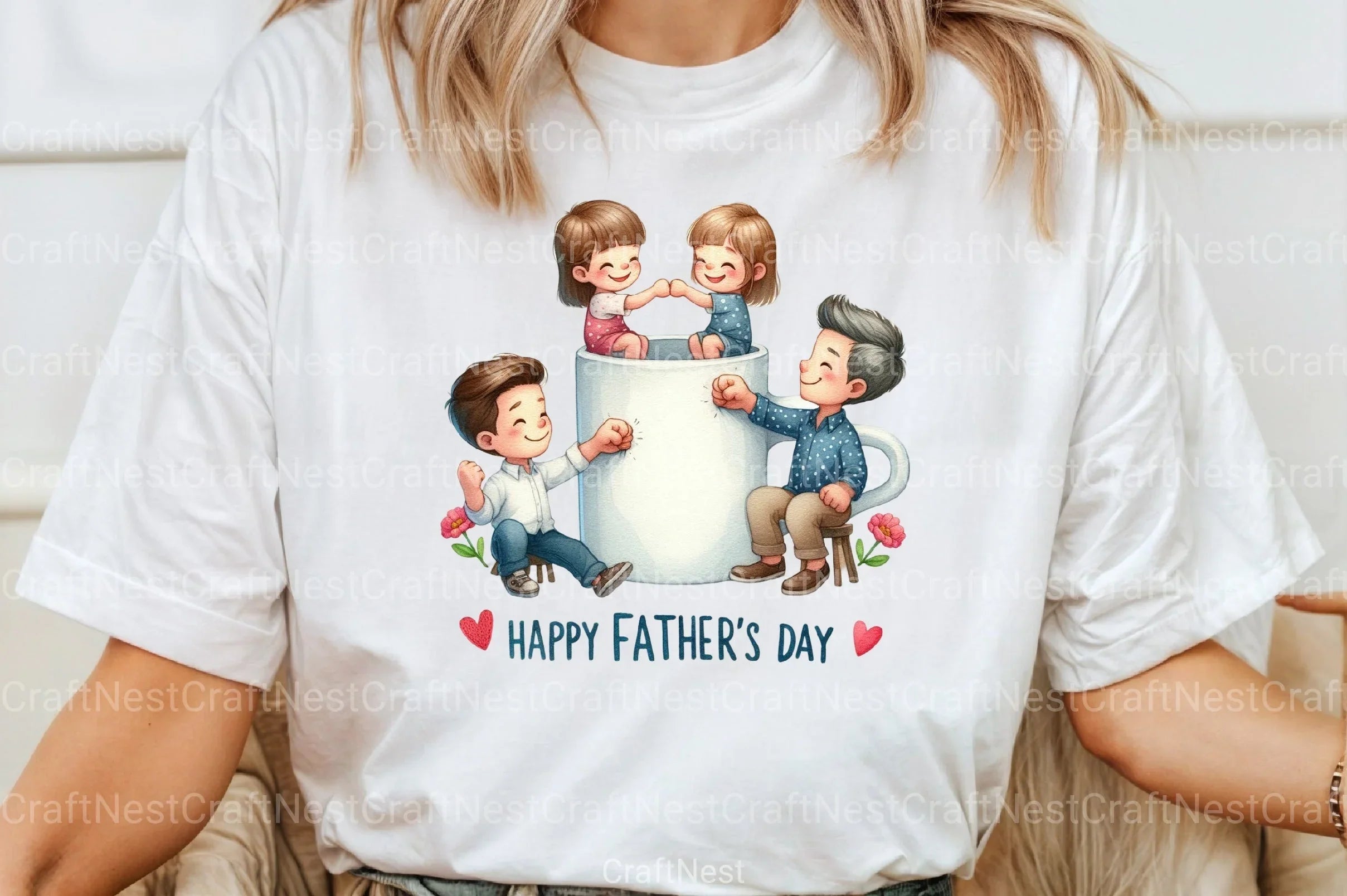 Kids Father’s Day Fist Bump Clipart Bundle 12 - CraftNest - Digital Crafting and Art