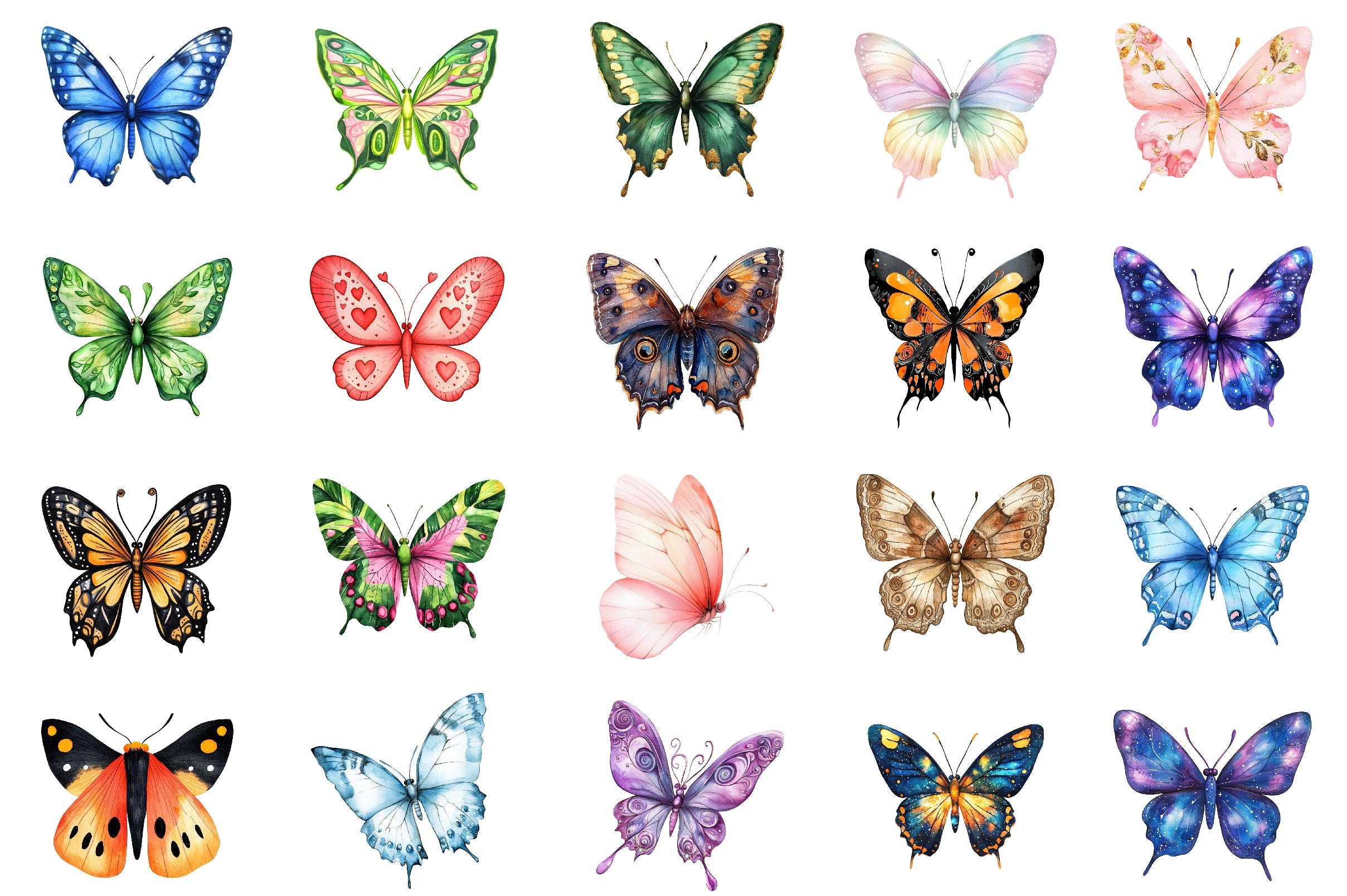 Butterfly Clipart Bundle