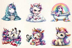 Grumpy Unicorn Clipart Bundle - CraftNest - Digital Crafting and Art