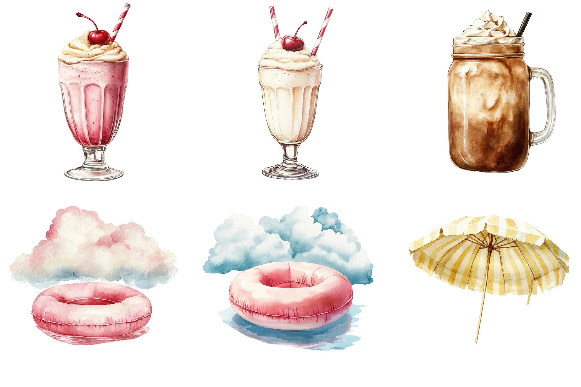 Creamy Summer Clipart Bundle - CraftNest - Digital Crafting and Art