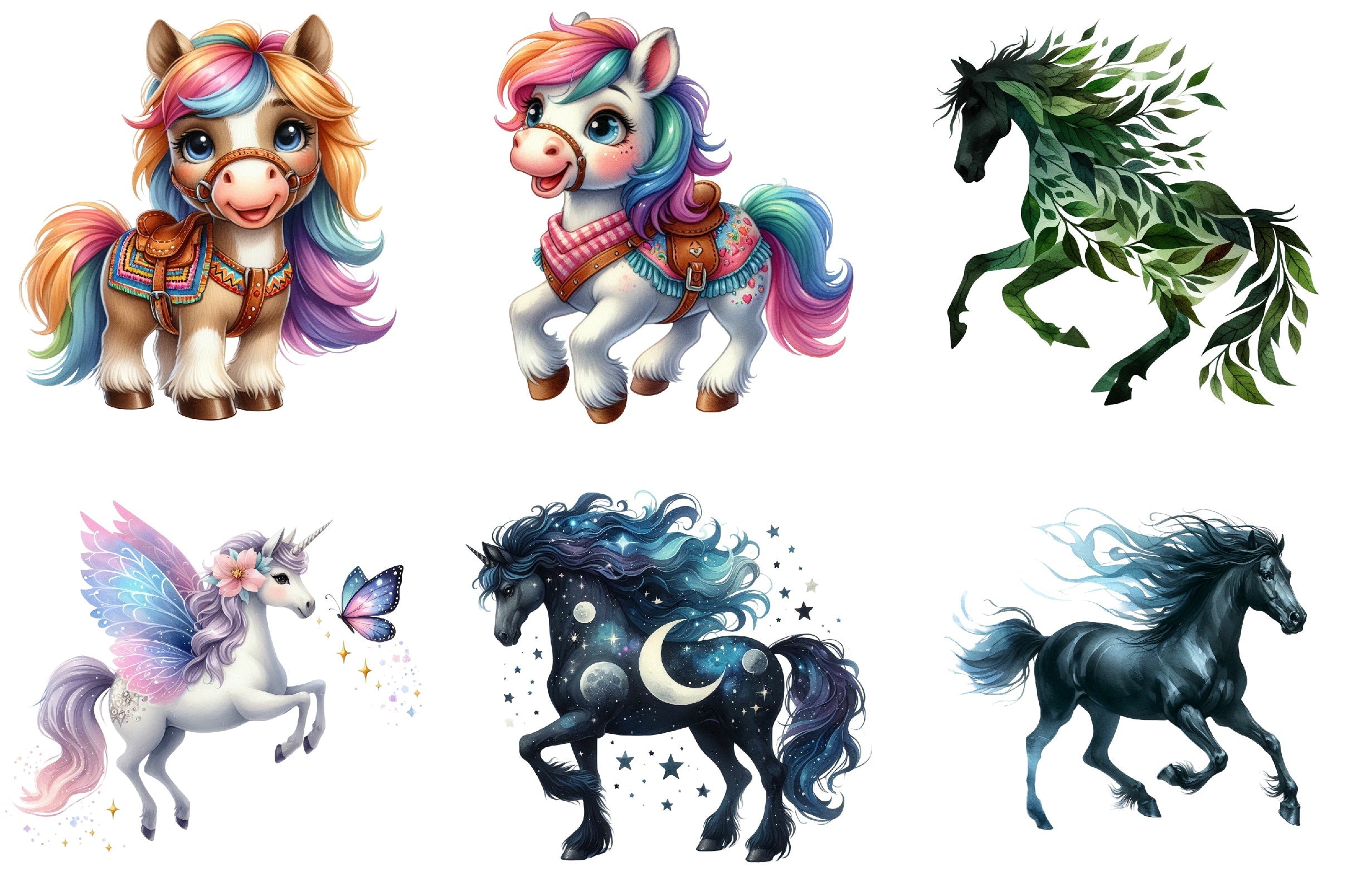 Horse Clipart Bundle