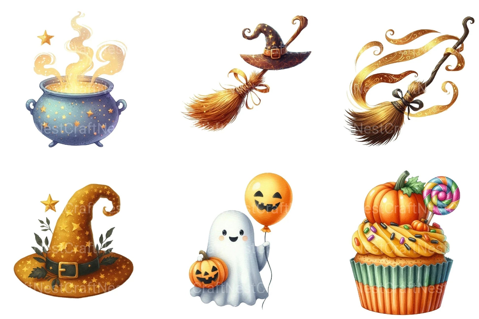 Halloween Candy Clipart Bundle 2 - CraftNest - Digital Crafting and Art