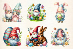 Easter Gnomes Clipart Bundle - CraftNest - Digital Crafting and Art