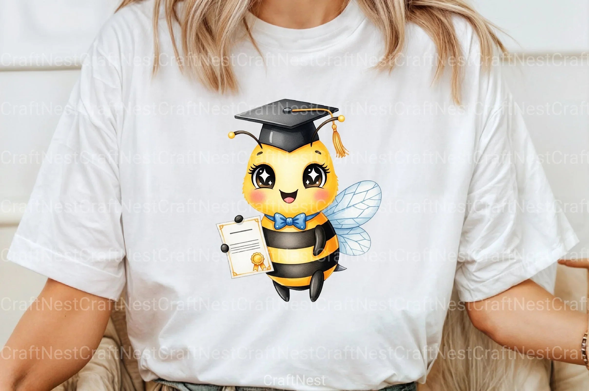 Back to School Bee Clipart Bundle 6 - CraftNest - Digital Crafting and Art