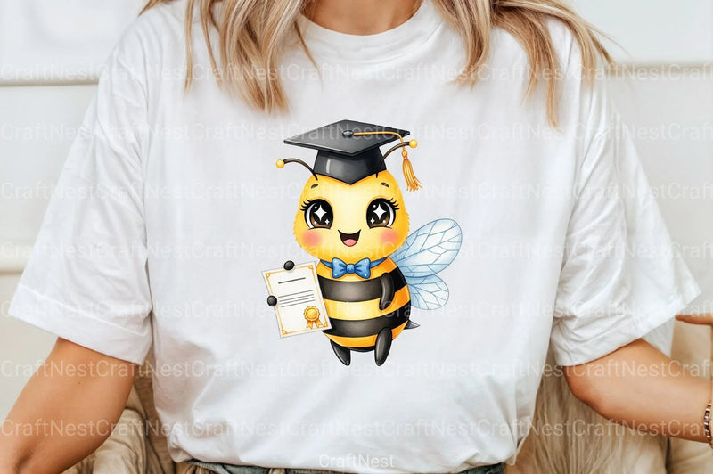 Back to School Bee Clipart Bundle 6 - CraftNest - Digital Crafting and Art