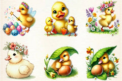 Easter Duck Clipart Bundle - CraftNest - Digital Crafting and Art