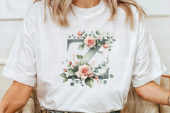 Floral Alphabet Clipart Bundle 17 - CraftNest - Digital Crafting and Art