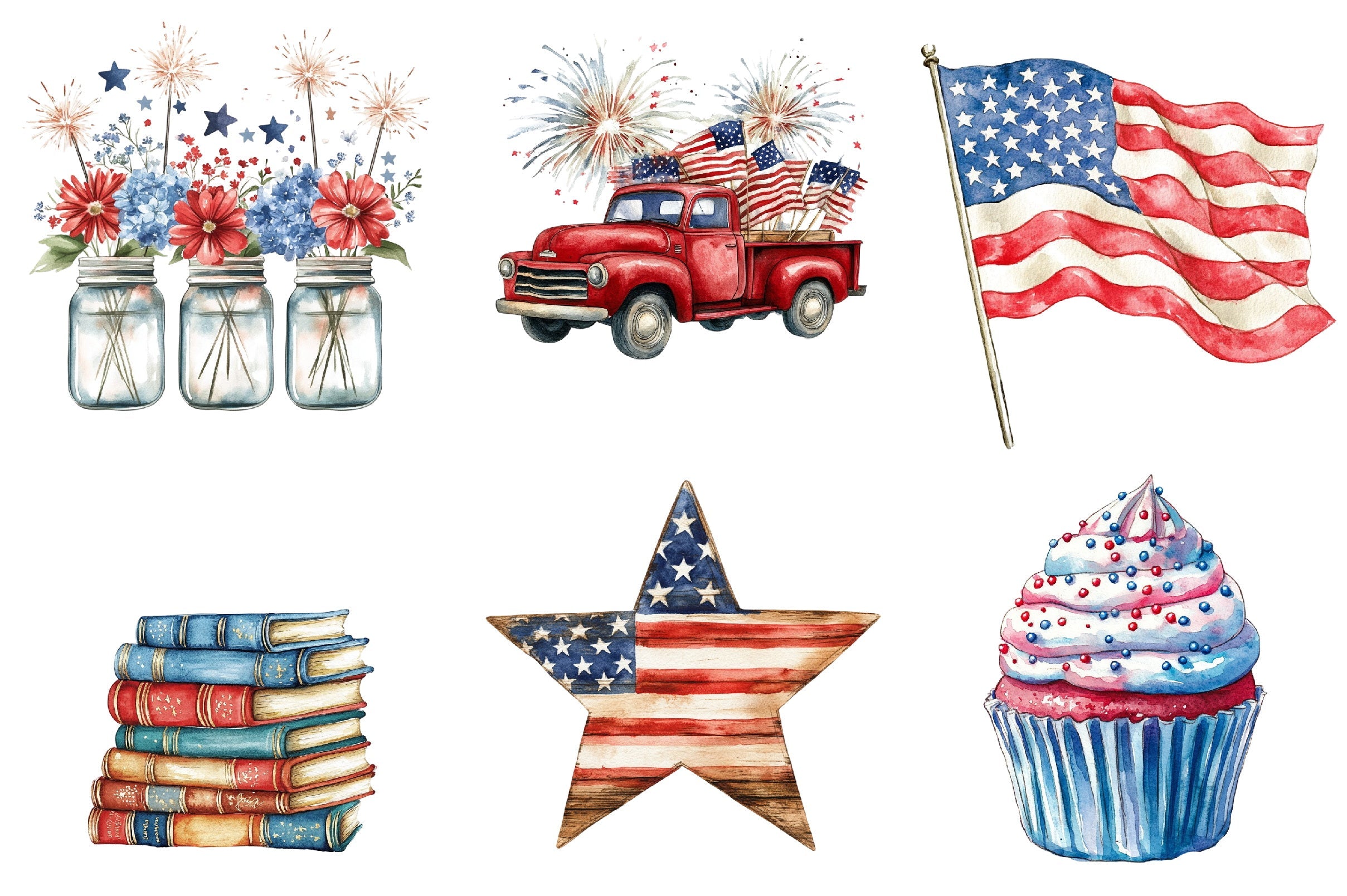 4th of July Clipart Bundle