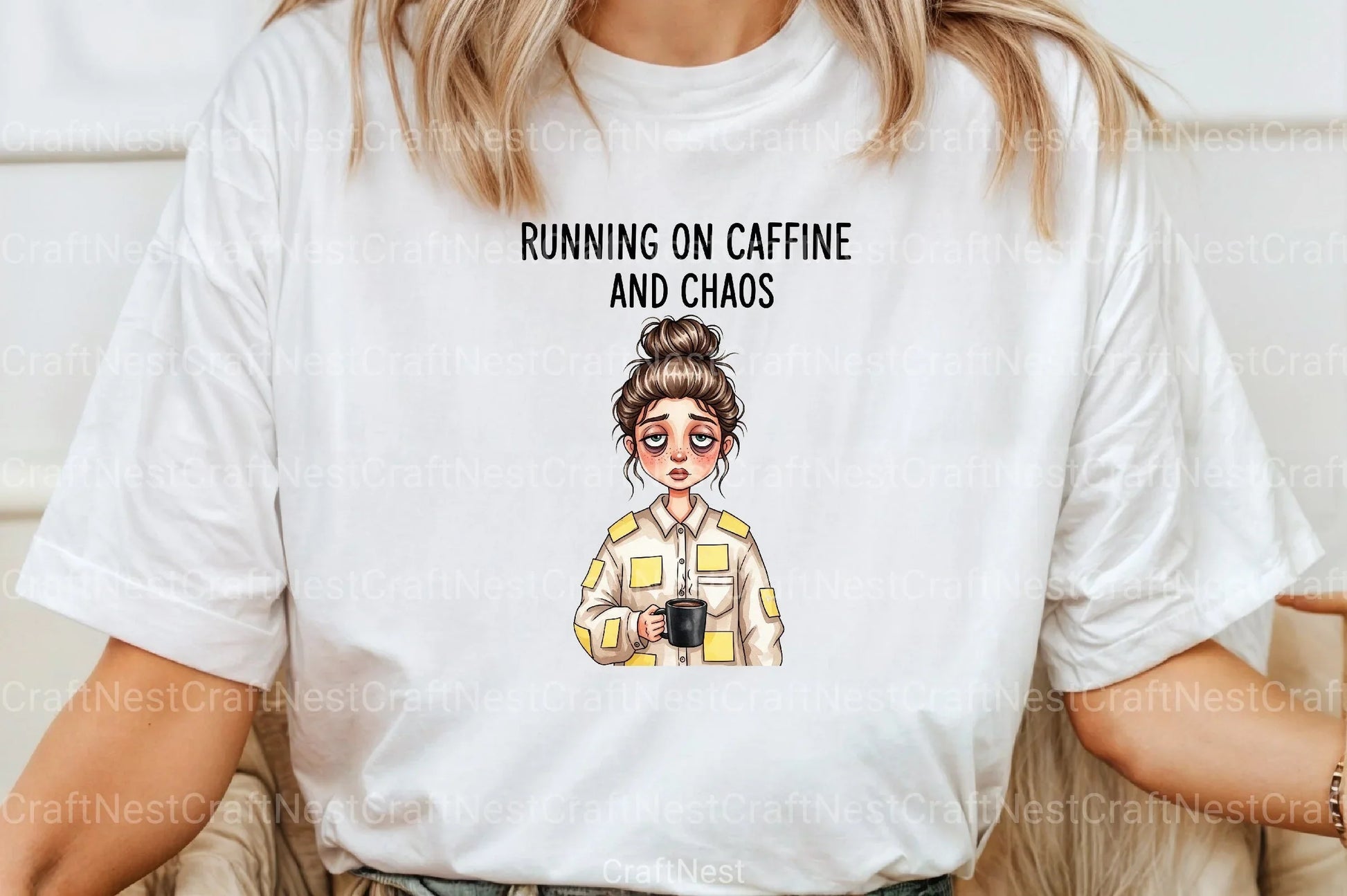 Sarcastic Funny Girl Can't Adult Today Clipart Bundle 3 - CraftNest - Digital Crafting and Art