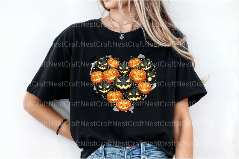 Pumpkin Heart Clipart Bundle - CraftNest - Digital Crafting and Art