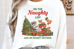 Retro Christmas Clipart Bundle: On The Naughty List - CraftNest - Digital Crafting and Art