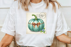 Pumpkin Postage Stamp Clipart Bundle 3 - CraftNest - Digital Crafting and Art