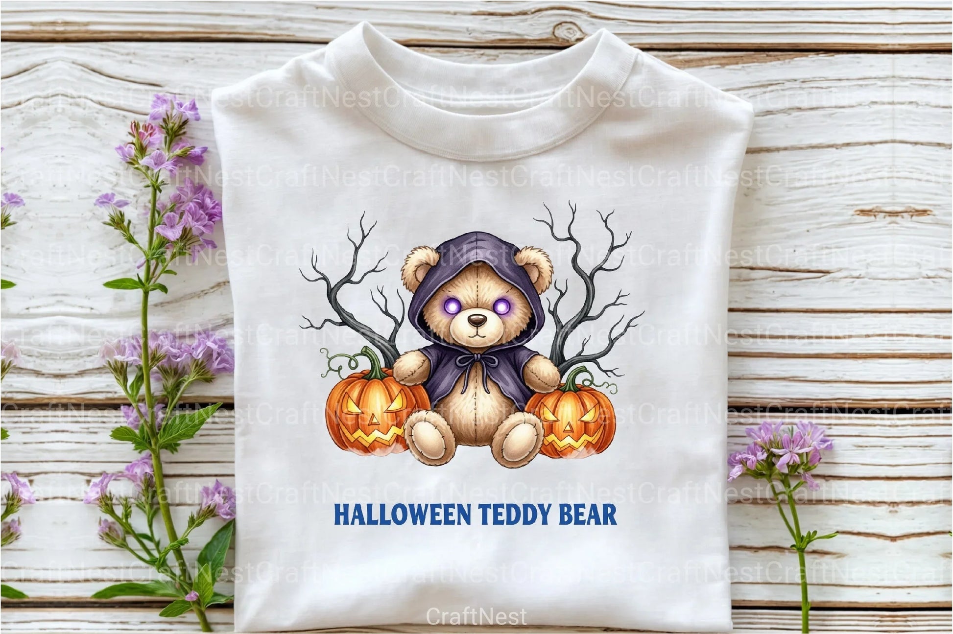 Halloween Teddy Bear Clipart Bundle 4 - CraftNest - Digital Crafting and Art