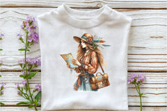 Tribal Boho Girl Clipart Bundle 9 - CraftNest - Digital Crafting and Art