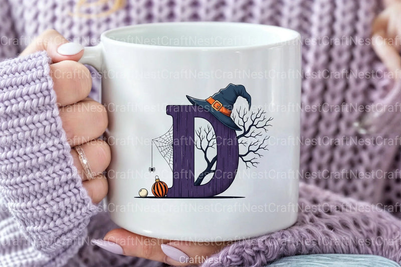 Halloween Alphabet Clipart Bundle 16 - CraftNest - Digital Crafting and Art