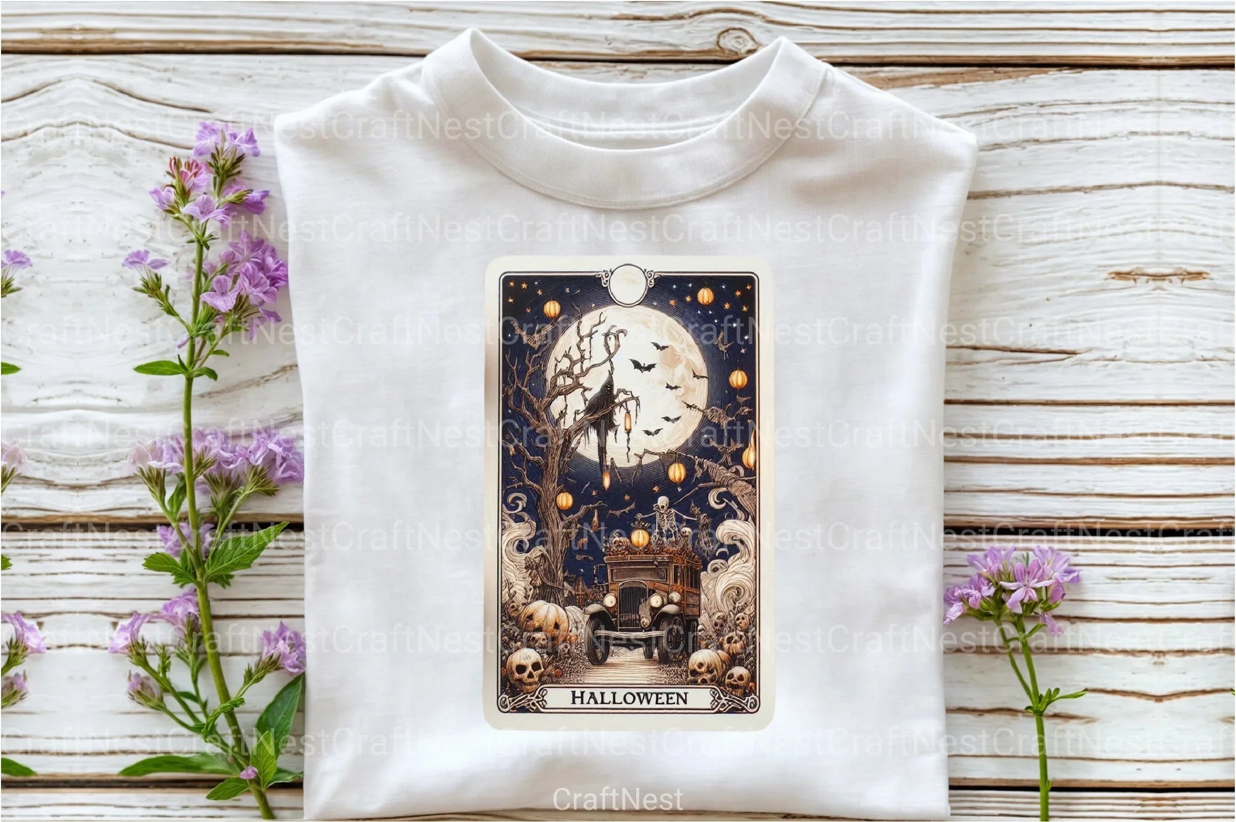 Halloween Tarot Card Clipart Bundle 23 - CraftNest - Digital Crafting and Art