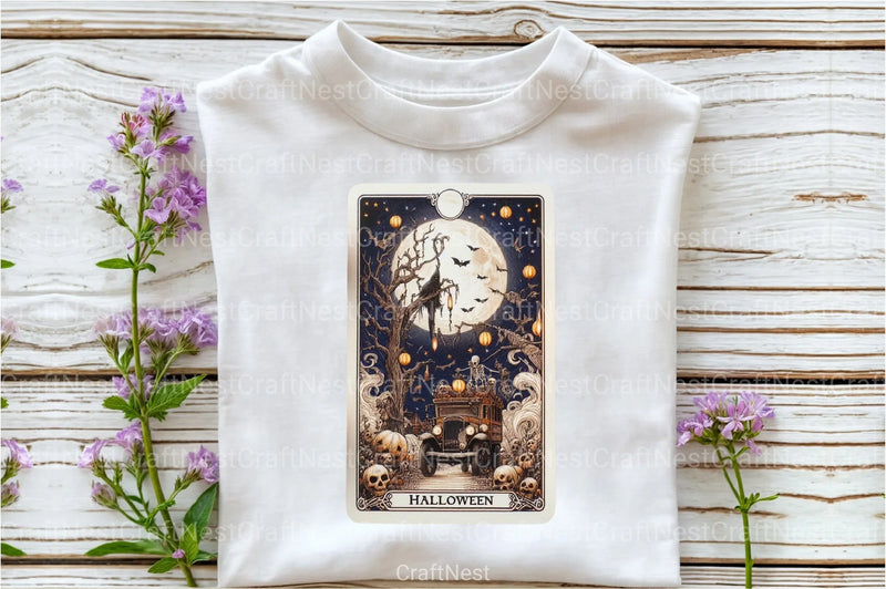 Halloween Tarot Card Clipart Bundle 23 - CraftNest - Digital Crafting and Art