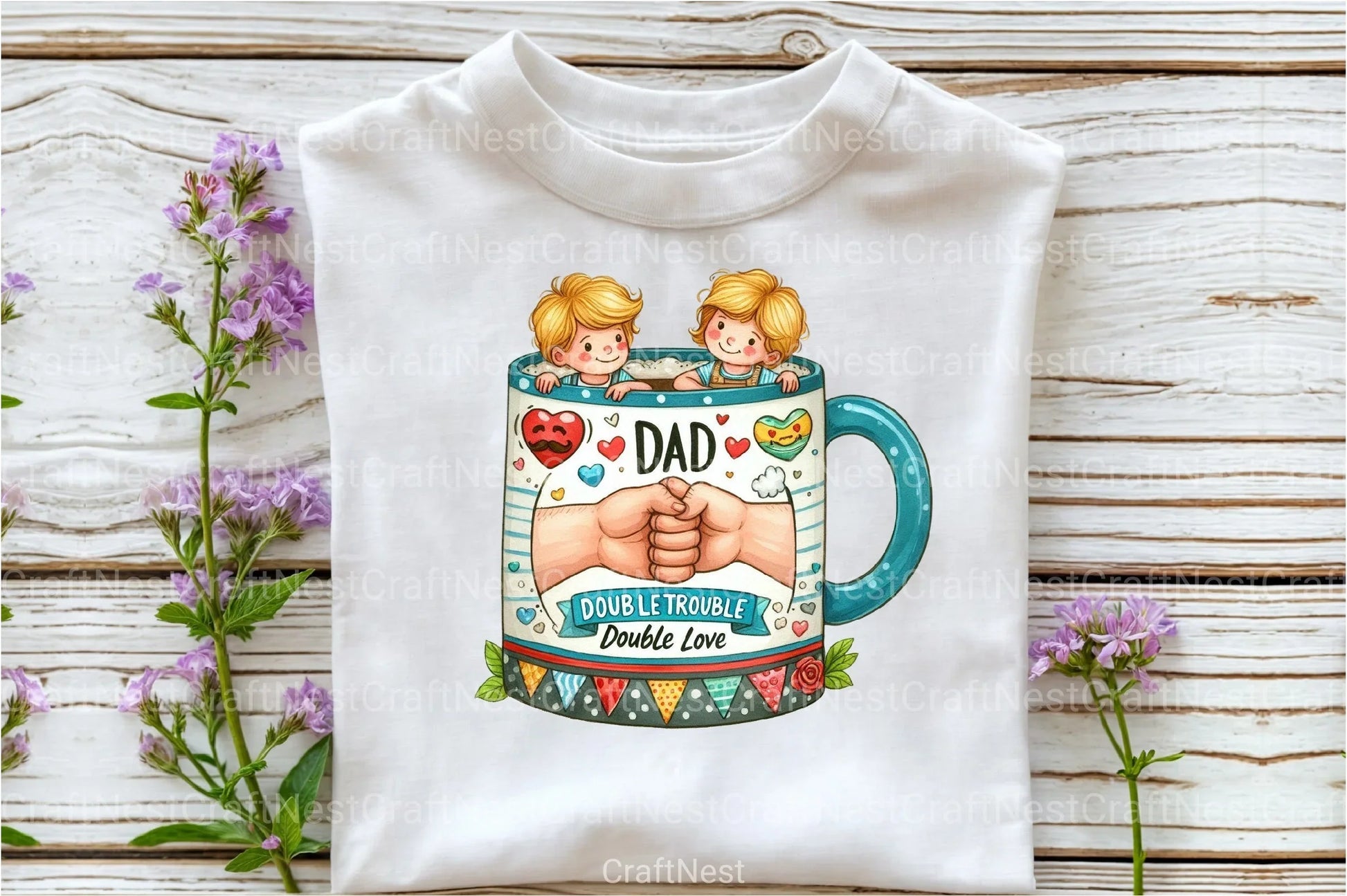 Kids Father’s Day Fist Bump Clipart Bundle 5 - CraftNest - Digital Crafting and Art