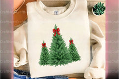 Christmas Tree Embroidery Design Clipart Bundle - CraftNest - Digital Crafting and Art