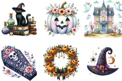 Spooky Season Clipart Bundle - CraftNest - Digital Crafting and Art