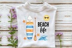 Beach Life Summer Clipart Bundle - CraftNest - Digital Crafting and Art