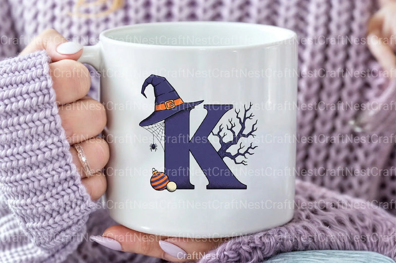 Halloween Alphabet Clipart Bundle 6 - CraftNest - Digital Crafting and Art