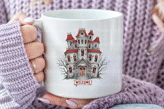 Haunted House Illustration Art Clipart Bundle - CraftNest - Digital Crafting and Art