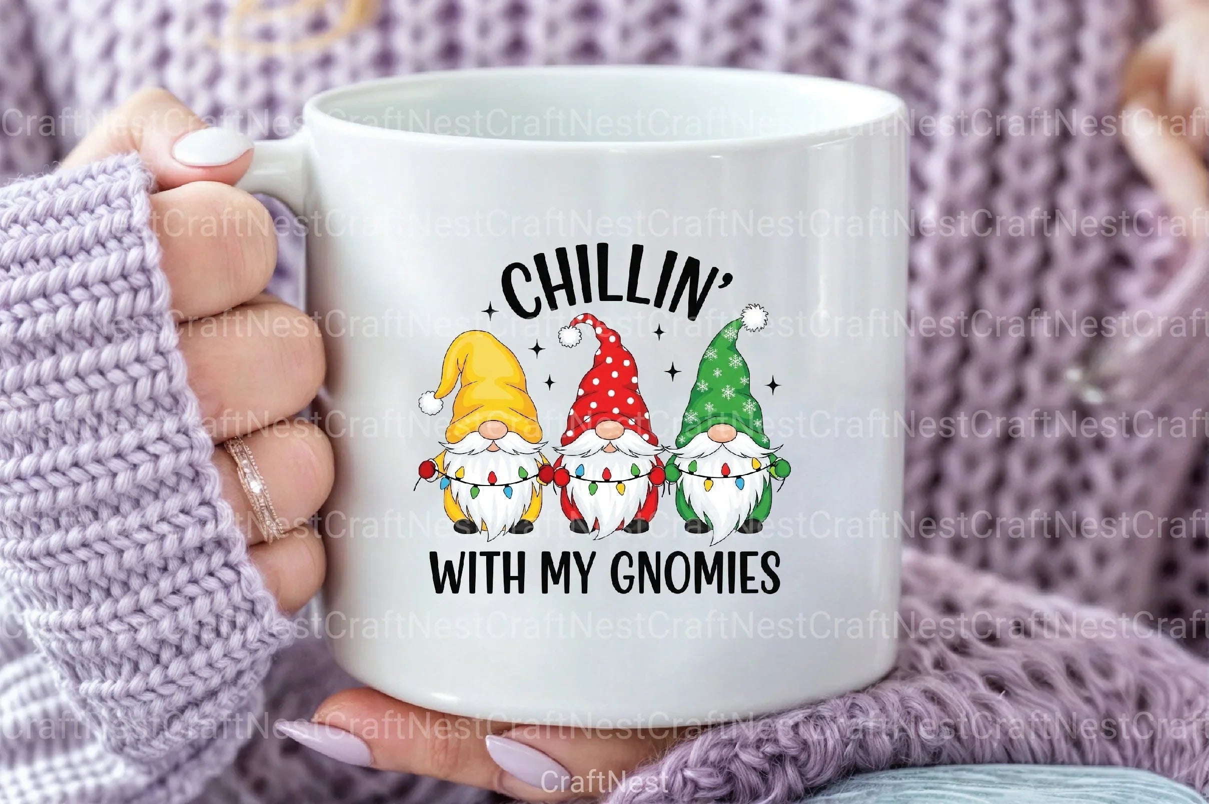 Christmas Gnomes Clipart Bundle 12 - CraftNest - Digital Crafting and Art