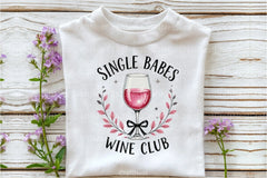 Single Babes Wine Club Clipart Bundle - CraftNest - Digital Crafting and Art