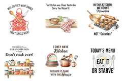 Funny Kitchen Towel Clipart Bundle - CraftNest - Digital Crafting and Art