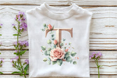 Floral Alphabet Clipart Bundle 99 - CraftNest - Digital Crafting and Art