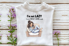 Sarcastic Funny Girl Can't Adult Today Clipart Bundle 1 - CraftNest - Digital Crafting and Art