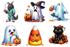 Funny Halloween Clipart Bundle - CraftNest - Digital Crafting and Art