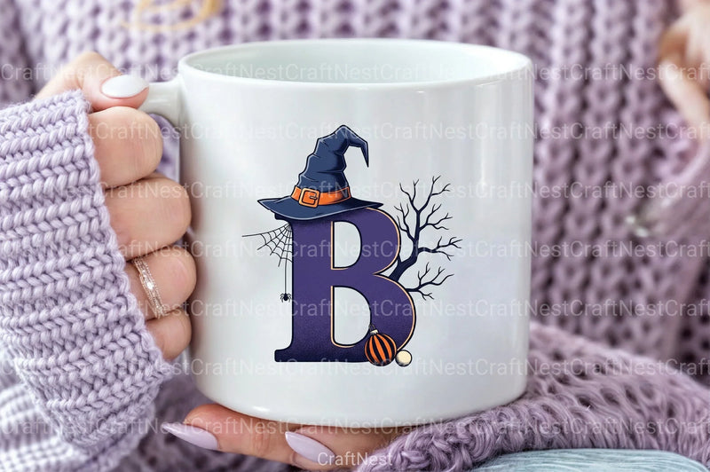 Halloween Alphabet Clipart Bundle 14 - CraftNest - Digital Crafting and Art