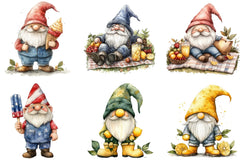 Summer Gnome Clipart Bundle - CraftNest - Digital Crafting and Art