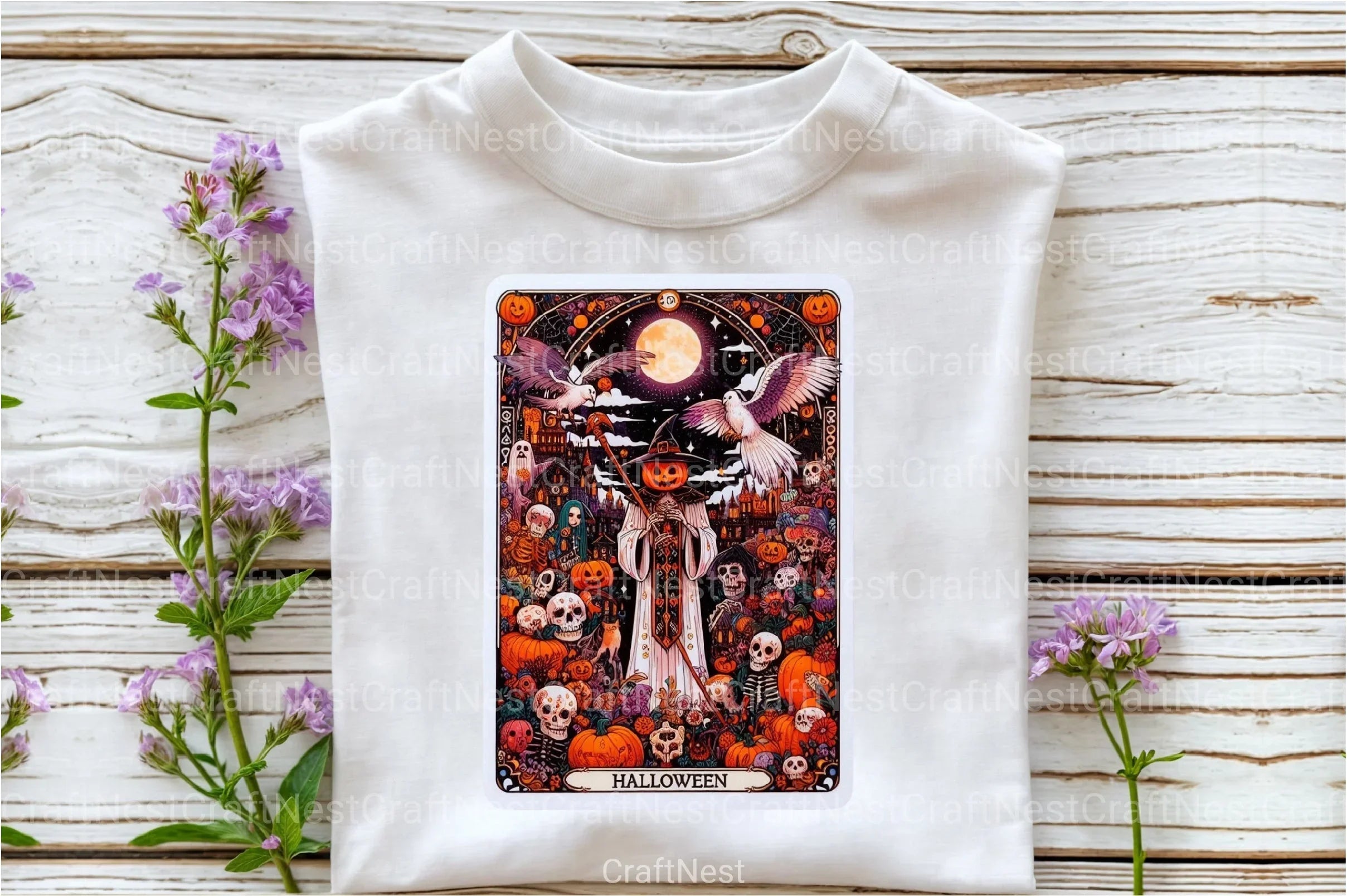 Halloween Tarot Card Clipart Bundle 14 - CraftNest - Digital Crafting and Art