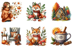 Autumn Design Clipart Bundle - CraftNest - Digital Crafting and Art
