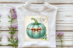 Pumpkin Postage Stamp Clipart Bundle 3 - CraftNest - Digital Crafting and Art