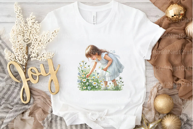 Spring Girl Gnome Clipart Bundle - CraftNest - Digital Crafting and Art