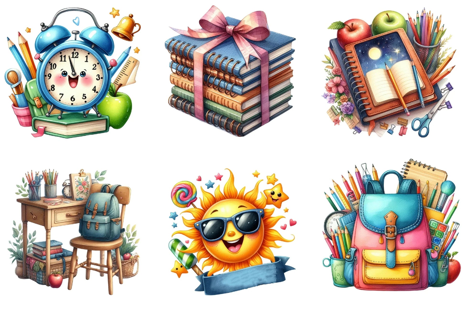 Back to School Clipart Bundle - CraftNest - Digital Crafting and Art