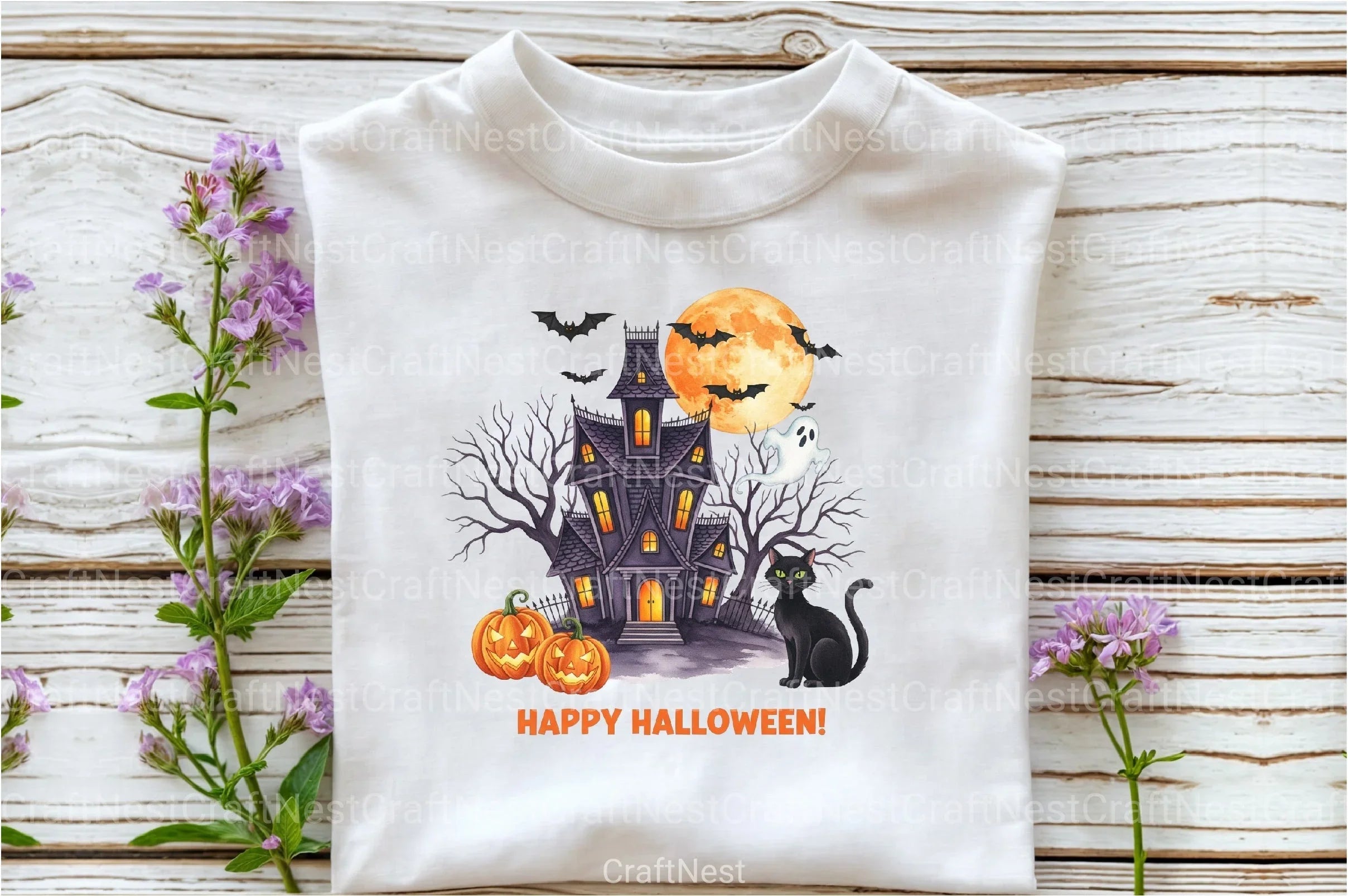 Spooky Halloween Clipart Bundle - 16 Designs - CraftNest - Digital Crafting and Art