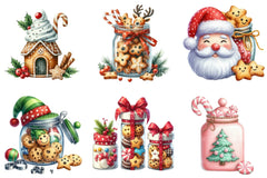 Christmas Cookie Jars Clipart Bundle - CraftNest - Digital Crafting and Art