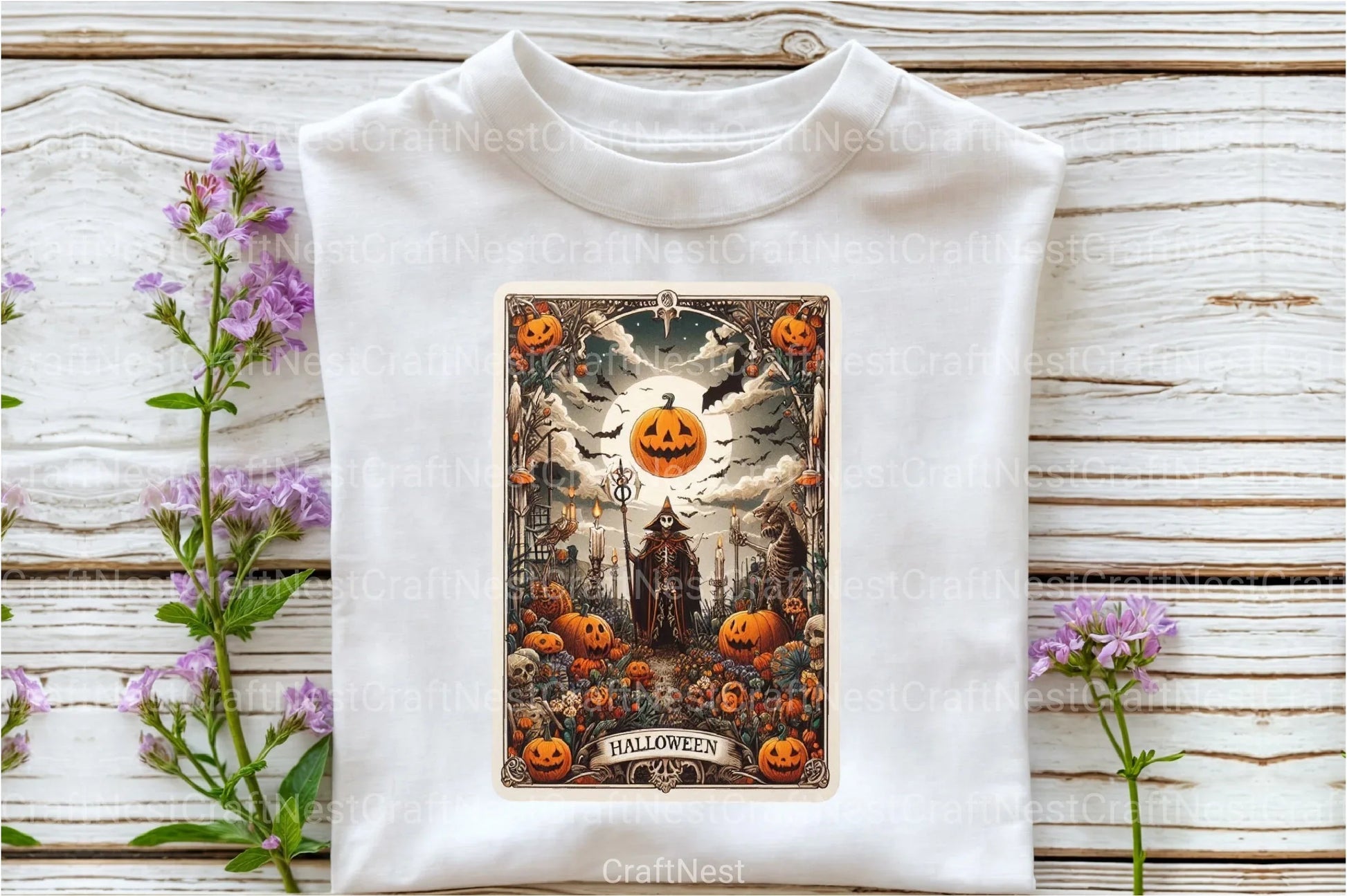 Halloween Tarot Card Clipart Bundle 17 - CraftNest - Digital Crafting and Art