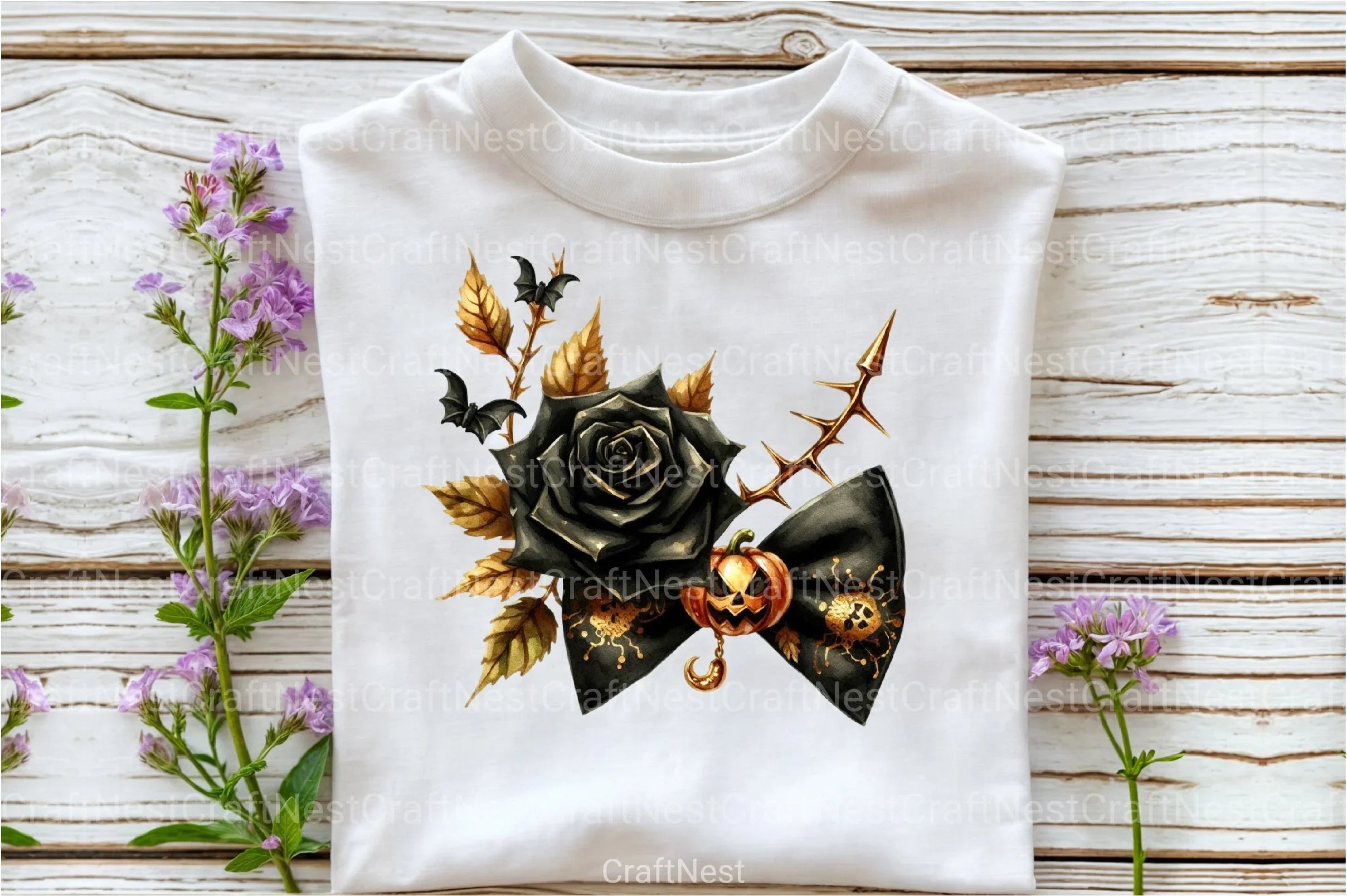 Elegant Halloween Clipart Bundle 1 - CraftNest - Digital Crafting and Art