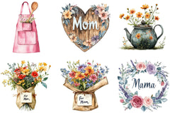 Rustic Mother's Day Clipart Bundle - CraftNest - Digital Crafting and Art