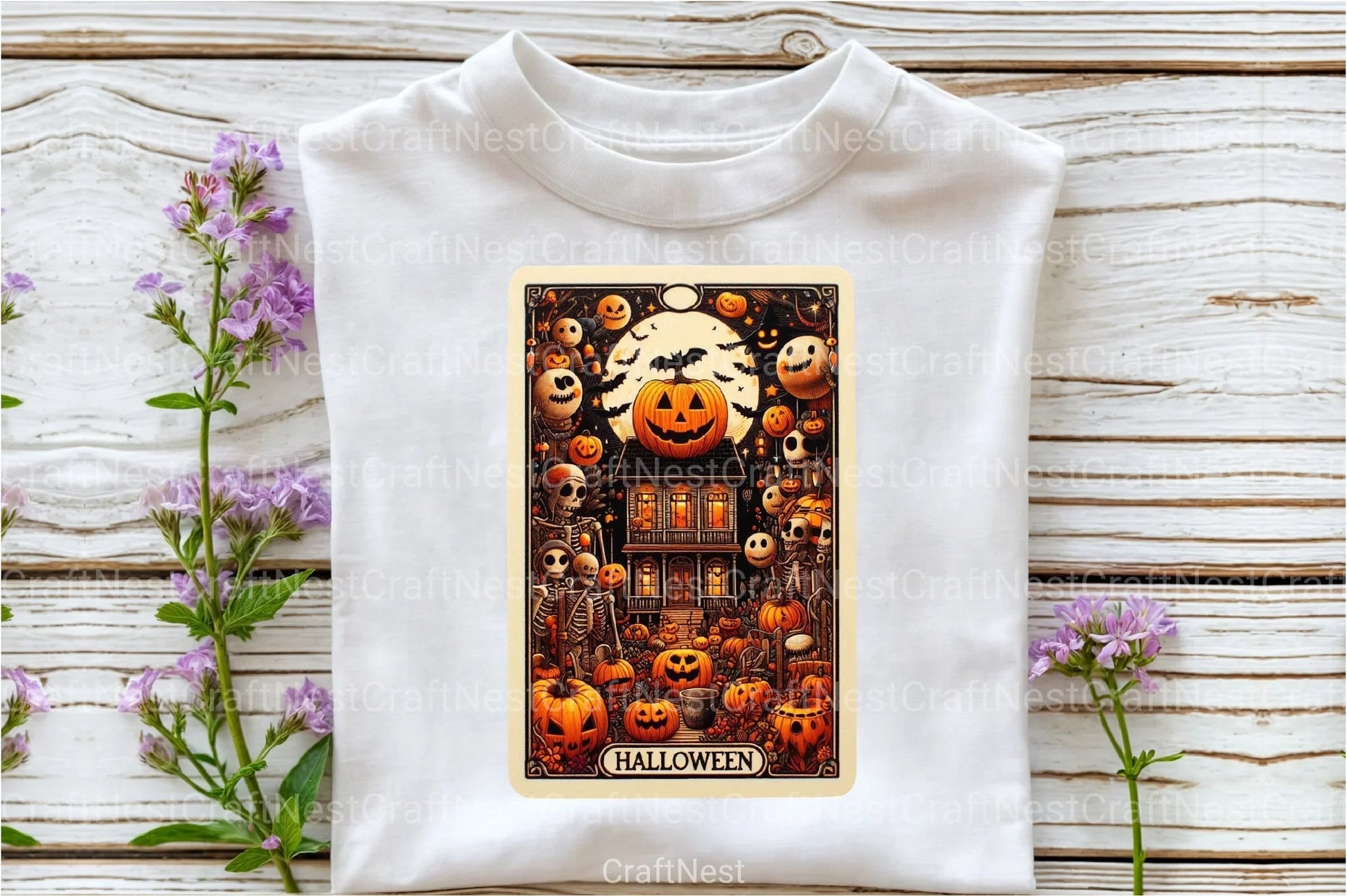 Halloween Tarot Card Clipart Bundle 25 - CraftNest - Digital Crafting and Art