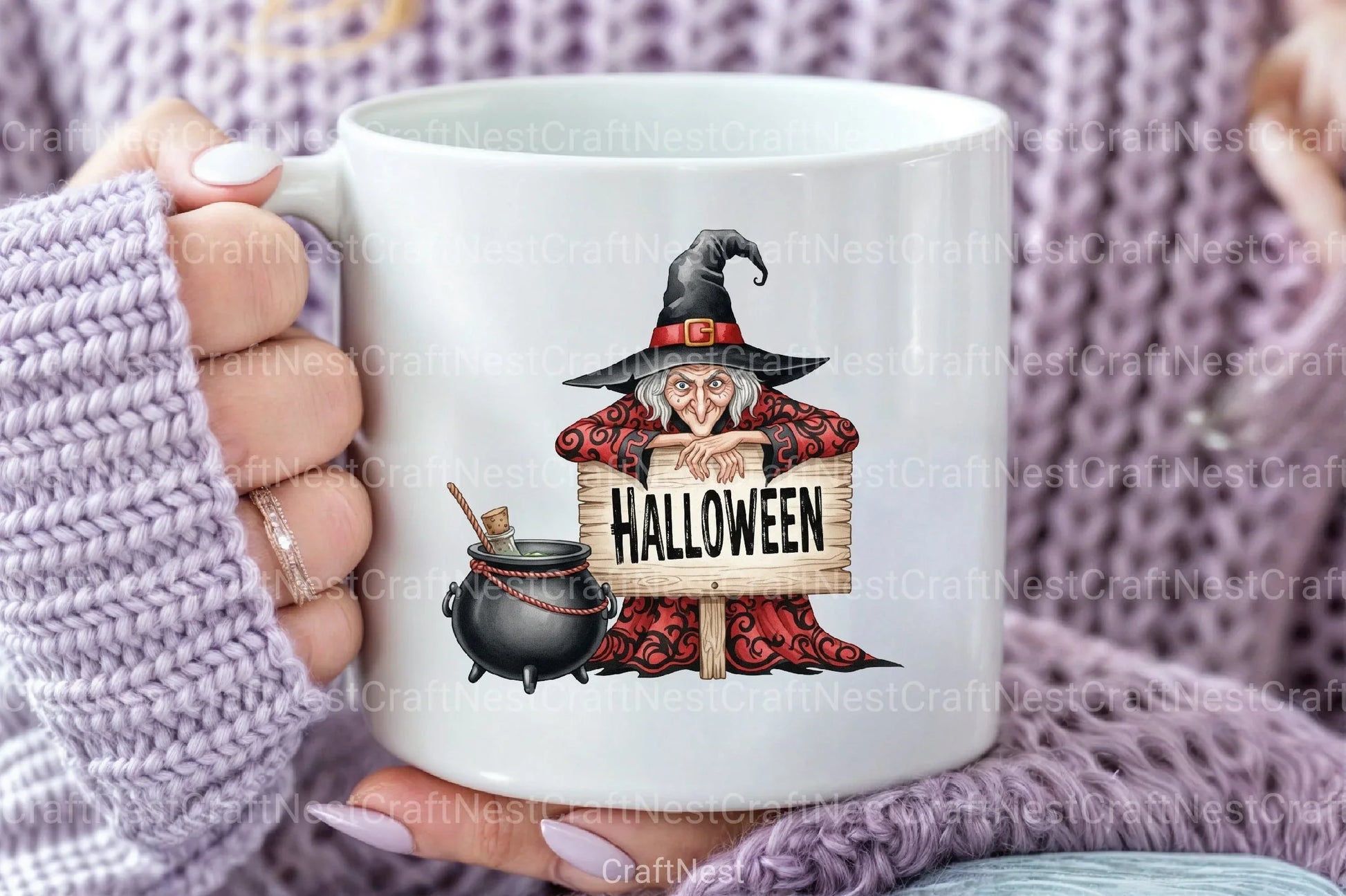 Halloween Cauldron Witch Clipart Bundle - CraftNest - Digital Crafting and Art