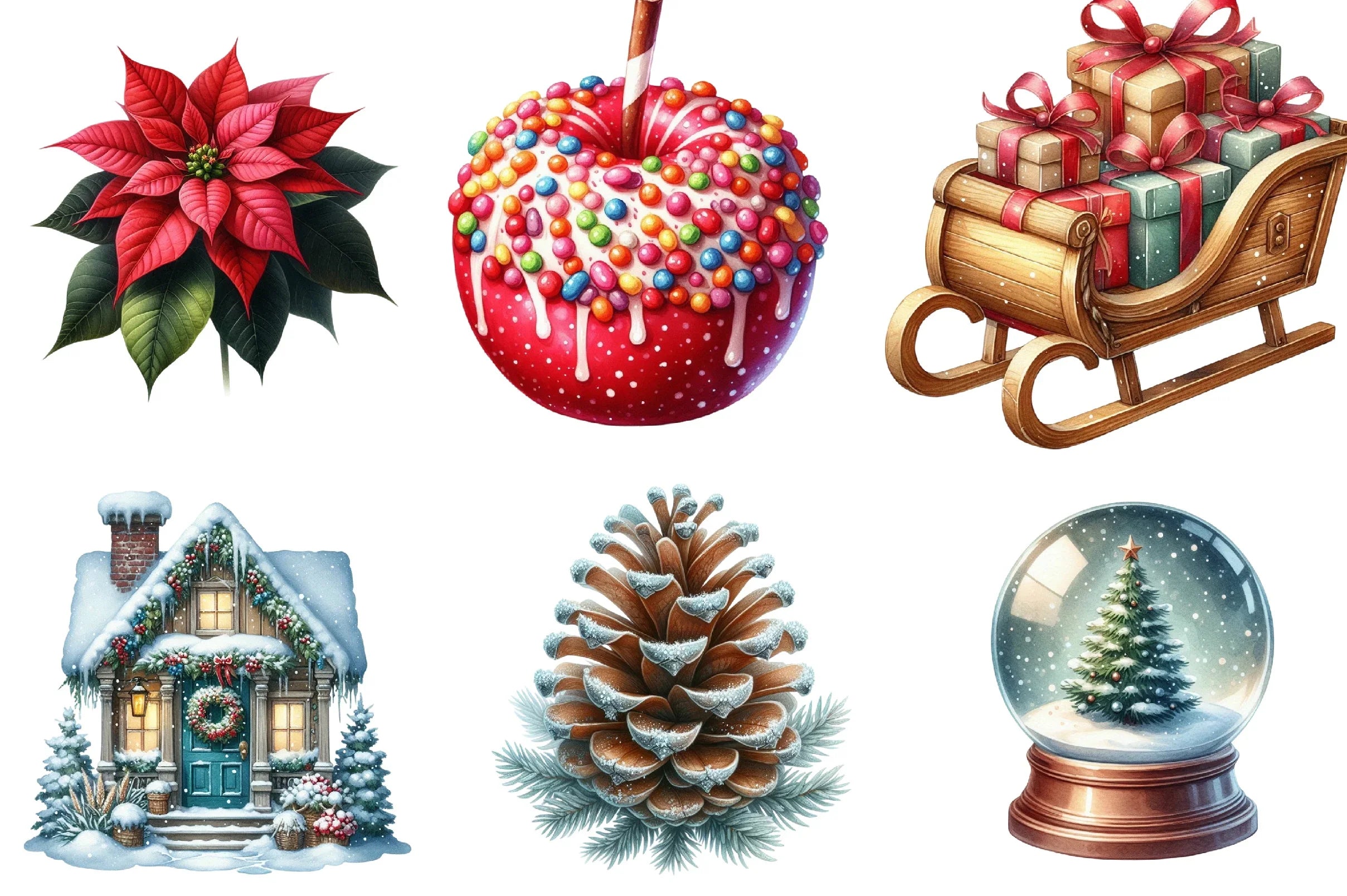 Christmas Clipart Bundle - CraftNest - Digital Crafting and Art
