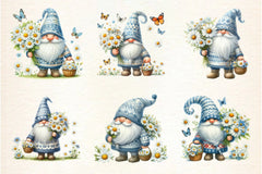 Daisy Gnome Clipart Bundle - CraftNest - Digital Crafting and Art